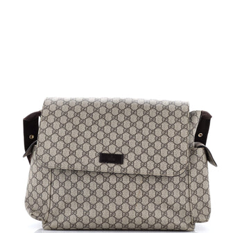 Gucci Diaper Bag GG Coated Canvas