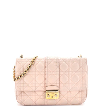 Christian Dior Miss Dior Flap Bag Cannage Quilt Lambskin Medium