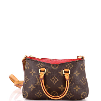 Louis Vuitton Pallas Tote Monogram Canvas with Leather Nano