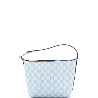 Gucci Ophidia Zip Shoulder Bag GG Coated Canvas Super Mini