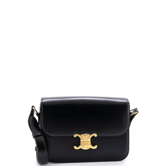 Celine Triomphe Shoulder Bag Smooth Calfskin Medium