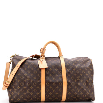 Louis Vuitton Keepall Bandouliere Bag Monogram Canvas 55