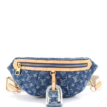 Louis Vuitton High Rise Bum Bag Monogram Denim