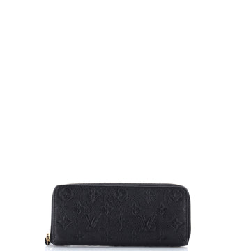 Louis Vuitton Clemence Wallet Monogram Empreinte Leather