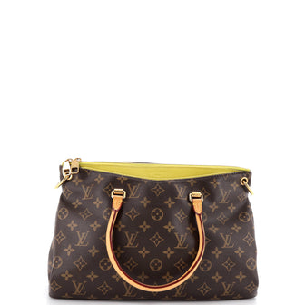 Louis Vuitton Pallas Tote Monogram Canvas with Leather