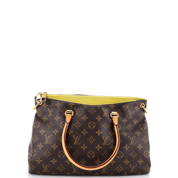 Louis Vuitton Pallas Tote Monogram Canvas with Leather
