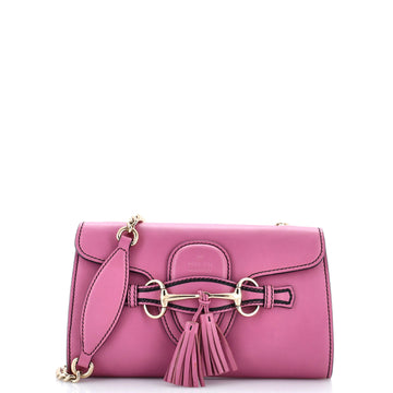 Gucci Emily Chain Flap Bag Leather Small