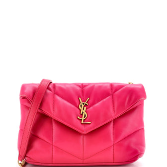 Saint Laurent Loulou Puffer Shoulder Bag Quilted Leather Mini