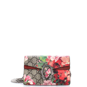 Gucci Dionysus Bag Blooms Print GG Coated Canvas Super Mini