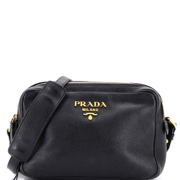 Prada Double Zip Camera Bag Vitello Phenix Medium