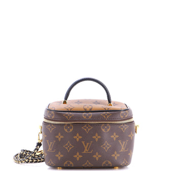 Louis Vuitton Vanity Handbag Reverse Monogram Canvas PM