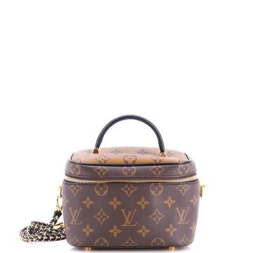Louis Vuitton Vanity Handbag Reverse Monogram Canvas PM