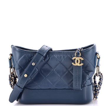 Chanel Gabrielle Hobo Quilted Aged Calfskin Small