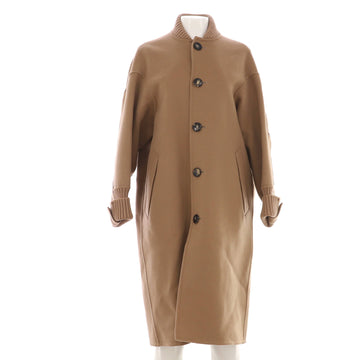 Louis Vuitton Women's Slouchy Long Bomber Coat Wool and Silk Blend