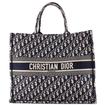 Christian Dior Book Tote Oblique Canvas Large