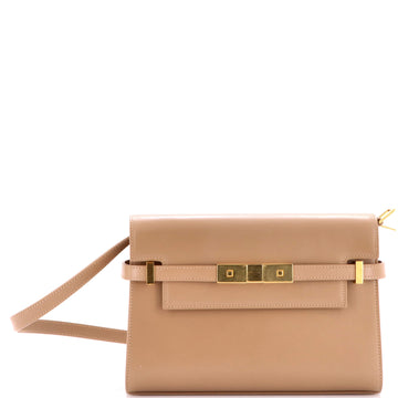 Saint Laurent Manhattan Shoulder Bag Leather Small