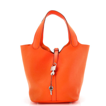 Hermes Picotin Lock Bag Clemence MM