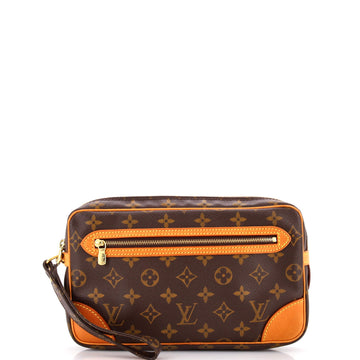 Louis Vuitton Marly Dragonne Clutch Monogram Canvas GM
