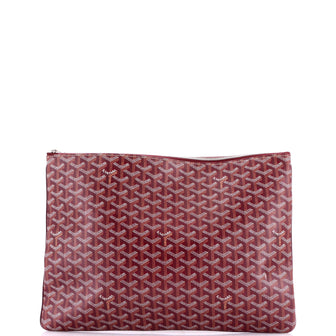 Goyard Senat Zip Pouch Coated Canvas GM