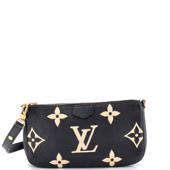 Louis Vuitton Multi Pochette Accessoires Bicolor Monogram Empreinte Giant