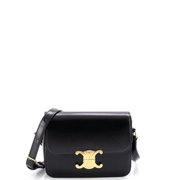 Celine Triomphe Shoulder Bag Smooth Calfskin Teen