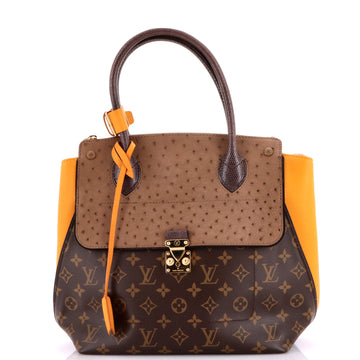 Louis Vuitton Majestueux Tote Monogram Canvas and Exotics MM