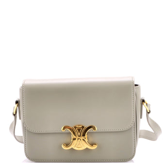 Celine Triomphe Shoulder Bag Smooth Calfskin Teen