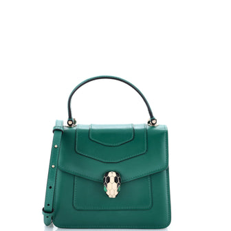 Bvlgari Serpenti Forever Top Handle Bag Leather Small