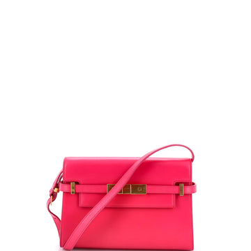 Saint Laurent Manhattan Shoulder Bag Leather Small