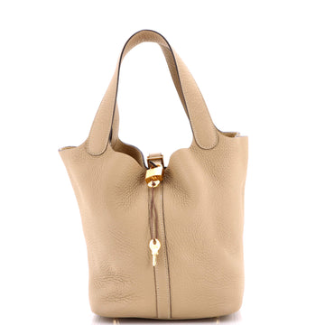Hermes Picotin Lock Bag Clemence MM