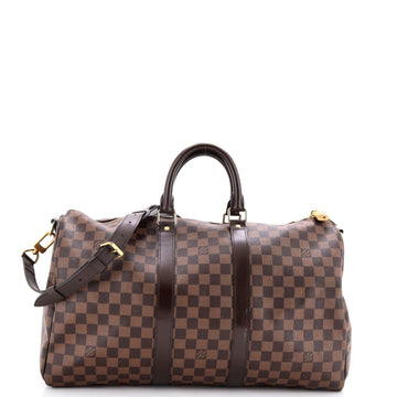 Louis Vuitton Keepall Bandouliere Bag Damier 45