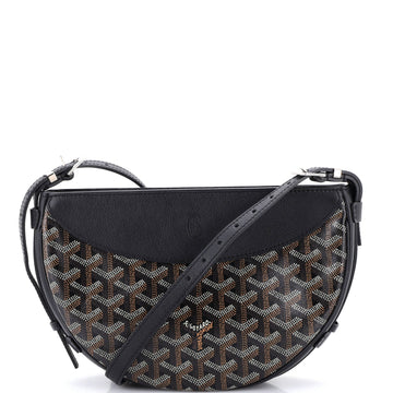 Goyard Hirondelle Shoulder Bag Coated Canvas and Leather
