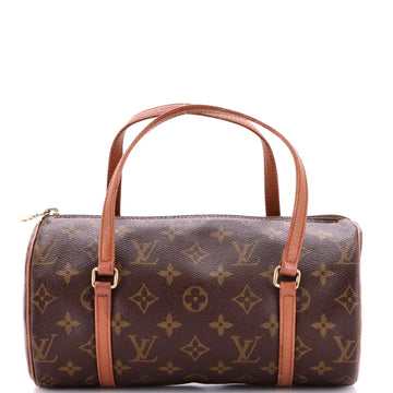Louis Vuitton Papillon Handbag Monogram Canvas 26