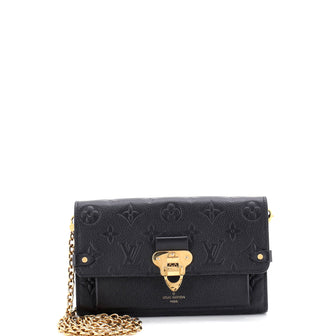 Louis Vuitton Vavin Chain Wallet Monogram Empreinte Leather