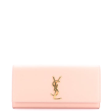 Saint Laurent Classic Monogram Clutch Leather Long