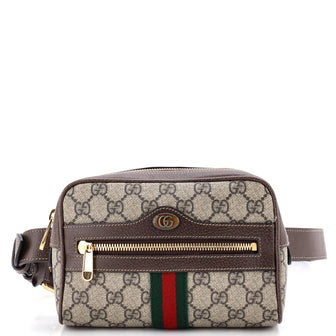 Gucci Ophidia Belt Bag GG Coated Canvas Small