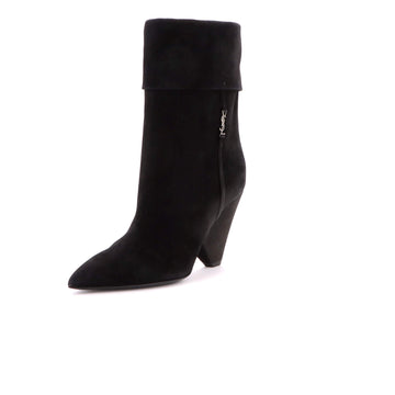 Saint Laurent Women's Niki Ankle Boots Suede