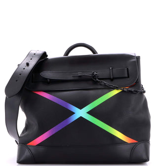 Louis Vuitton Steamer Bag Rainbow Taiga Leather PM