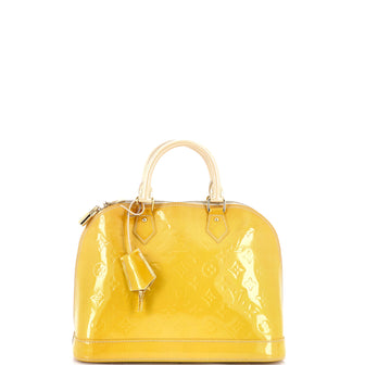 Louis Vuitton Alma Handbag Monogram Vernis PM