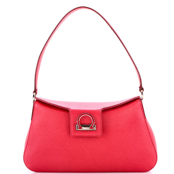 Salvatore Ferragamo Trifolio Shoulder Bag Leather East West