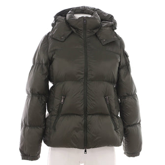 Moncler Women's Fourmines Hooded Puffer Jacket Quilted Polyamide with Down