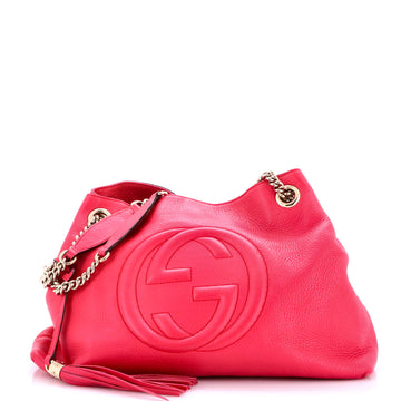 Gucci Soho Chain Strap Shoulder Bag Leather Medium