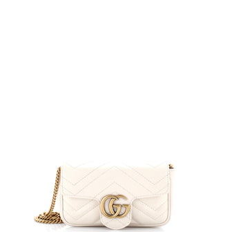 Gucci GG Marmont Flap Bag Matelasse Leather Super Mini