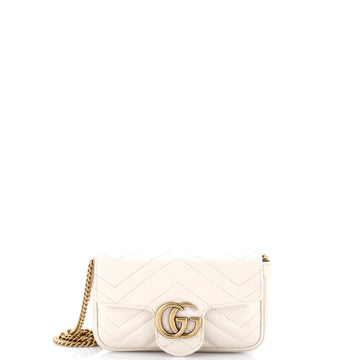 Gucci GG Marmont Flap Bag Matelasse Leather Super Mini