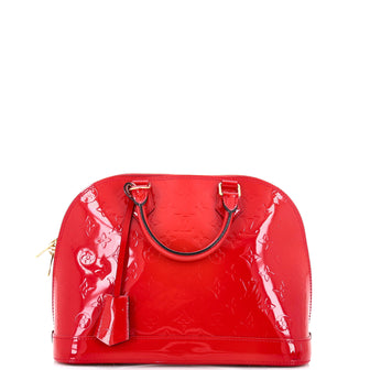 Louis Vuitton Alma Handbag Monogram Vernis PM