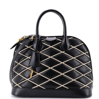 Louis Vuitton Alma Handbag Malletage Leather PM