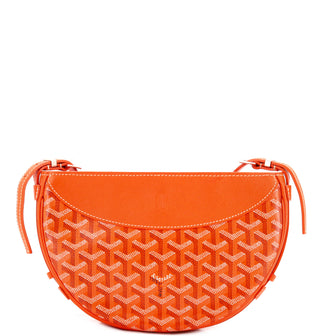 Goyard Hirondelle Shoulder Bag Coated Canvas and Leather