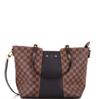 Louis Vuitton Jersey Handbag Damier with Leather