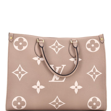 Louis Vuitton OnTheGo Tote Bicolor Monogram Empreinte Giant MM