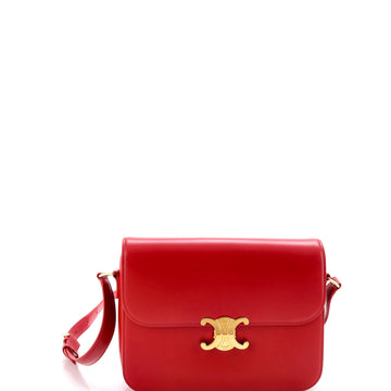 Celine Triomphe Shoulder Bag Smooth Calfskin Medium
